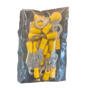Terminal Olhal Isolado Amarelo M8 20UN