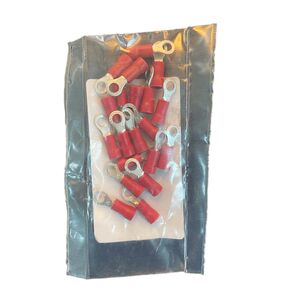 Terminal Olhal Isolado Vermelho M5 20UN