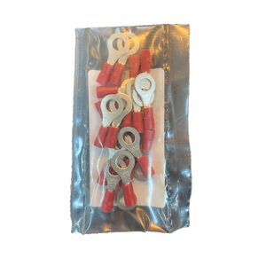 Terminal Olhal Isolado Vermelho M6 20UN