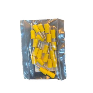 Terminal Ponteira Isolado Amarelo 20UN