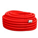 Tubo Corrugado Com Guia 75mm 50Mt Vermelho 2WW