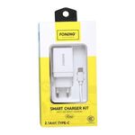 FONENG | Cabo usb entrada c + Carregador