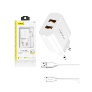 FONENG | Cabo USB iPhone + Carregador