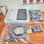 Eletrocardiógrafo Contec ECG600G – ECG Digital 6 Canais com 12 Derivações, Tela Touch e Impressora