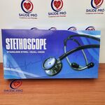 Estetoscópio Clínico Profissional Dual Head em Aço Inoxidável