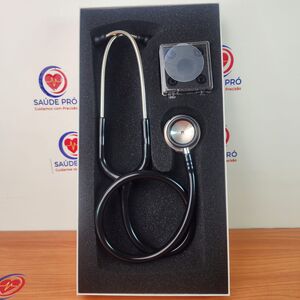 Estetoscópio Clínico Profissional Dual Head em Aço Inoxidável