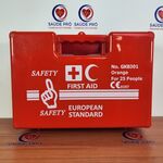 Kit de Primeiros Socorros para 25 Pessoas – Modelo GKB301 | Padrão Europeu CE