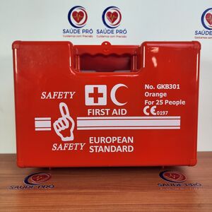 Kit de Primeiros Socorros para 25 Pessoas – Modelo GKB301 | Padrão Europeu CE