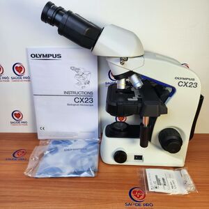 Microscópio Olympus CX23 | Binocular | 4x-100x | LED 20k | 2un