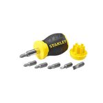 Chave Fendas Curta c/ 6 Pontas Stanley