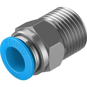 Conector de Encaixe Festo c/ Rosca M QS-1/2-12