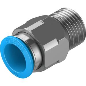 Conector de Encaixe Festo c/ Rosca M QS-1/2-16