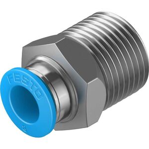 Conector de Encaixe Festo c/ Rosca M QS-3/8-8