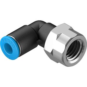 Conector L de Encaixe Rápido Festo c/Rosca QSLF-1/4-6-B