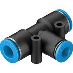 Conector T de Encaixe Rápido Festo QST-8-6
