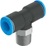 Conexão Rápida em T Roscada Festo QSMT-1/8-6