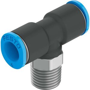 Conexão Rápida em T Roscada Festo QSMT-1/8-6