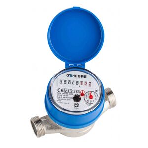 Contador de Água Genebre DN15 - 3/4" (Inclui Uniões)