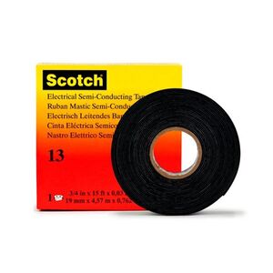 Fita Isoladora 3M Scotch #13 - 18mmx4,5 mt