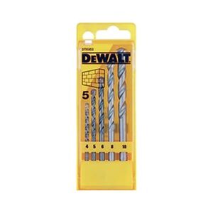 Jogo Brocas de Pedra DeWalt 5P TCT 4-10mm