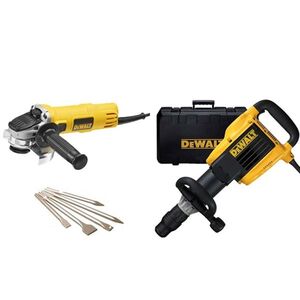 Kit DeWalt Martelo Demolidor D25899K + Mini-Rebarbadora DWE4056