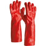 Luva PVC Vermelha 40 cm #10