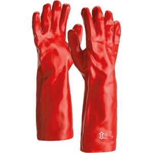 Luva PVC Vermelha 40 cm #10