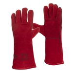Luva Soldador "Welder Kevlar" Vermelha #10 - 35 cm