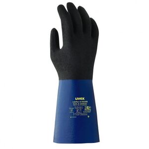 Luva Uvex Algodão Nitrilo Rubiflex S XG35B EN388-3121-Tam.9