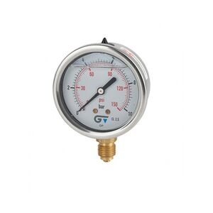 Manómetro Glicerina Genebre 63mm 1/4" - 0-25 bar (*)
