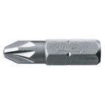 Ponta Pozidriv Stanley 1/4" Extra Dur nº1