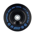 Prato Suporte Disco de Fibra 125mm (Nylon) - M 14