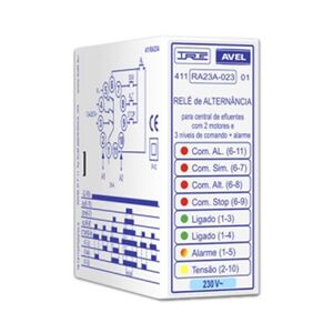Relé de Alternância Avel "411-RA23A" 24V