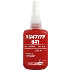 Retentor Montagem Rolamentos Loctite #641 - 50ml