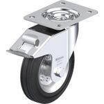 Rodízio Giratório c/ Travão - 160mm/135kg. (LE-VE 160R-