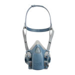 Semi-Máscara Silicone p/ Filtros Gás/Pó 3M #7501/S (*)