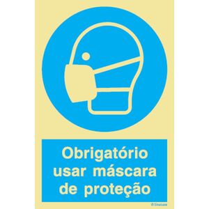 Sinalux AL/T1 - Obrigatório Usar Máscara de Protecção