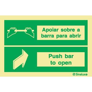 Sinalux FL/1F - Apoiar Sobre a Barra p/ Abrir (I)