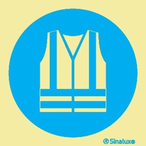 Sinalux FL/1F - Obrigatório Usar Colete de Alta Visibil