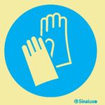 Sinalux FL/1F - Obrigatório Usar Luvas de Protecção