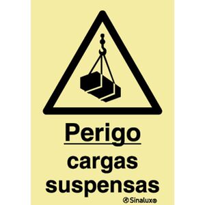 Sinalux FL/1F - Perigo Cargas Suspensas