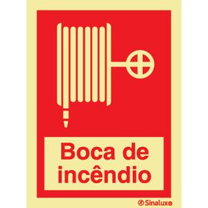 Sinalux FL/1F - Pictog.Carretel+Boca de Incêndio