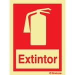 Sinalux FL/1F - Pictog.+ Extintor
