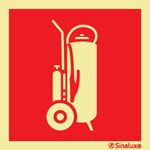Sinalux FL/1F - Pictog. Extintor c/ Rodas