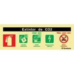 Sinalux FL/1F - Pictog.+ Inf.de Uso Extint.CO2