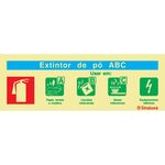 Sinalux FL/1F - Pictog.+ Inf.de Uso Extint. Pó ABC