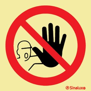 Sinalux FL/1F - Pictog.- Passagem Interdita