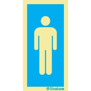Sinalux FL/1F - Pictog. WC - Homens
