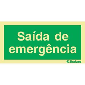 Sinalux FL/1F - Saída de Emergência