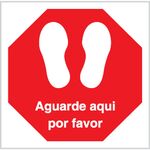 Sinalux T1 Vinil Opaco - Aguarde Aqui Por Favor